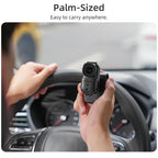 For DJI Osmo Nano Sunnylife Car Sun Visor Mount Action Camera Holder 360 Rotating 90 Tilt Sun Visor Holder, MJ165 Car Sun Visor Mount