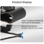 For DJI Osmo Nano Sunnylife Car Sun Visor Mount Action Camera Holder 360 Rotating 90 Tilt Sun Visor Holder, MJ165 Car Sun Visor Mount