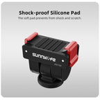 For DJI Osmo Pocket 4 / 3 Sunnylife Quick Release Adapter Mount 1/4 inch Interface 180 Degree Tilt Selfie Stick Adapter Stand, AD159 For DJI Osmo Pocket 4 / 3