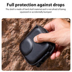 For DJI Osmo Nano Half-open Mini Body PU Storage Bag, For DJI Osmo Nano Black, For DJI Osmo Nano Grey