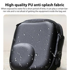 For DJI Osmo Nano Half-open Mini Body PU Storage Bag, For DJI Osmo Nano Black, For DJI Osmo Nano Grey