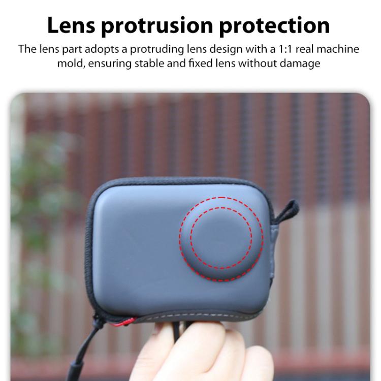 For DJI Osmo Action 5 Pro / 4 / 3 Mini Portable Body PU EVA Storage Bag, For DJI Osmo Action 5 Pro / 4 / 3