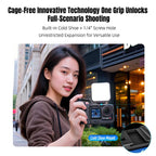 For DJI Osmo Action 5 Pro / 4 / 3 STARTRC 3 in 1 Expansion Power-Grip Street Shooting Handle Cage Kit, For DJI Osmo Action 5 Pro / 4 / 3 Power-Grip