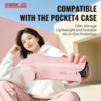 For DJI Osmo Pocket 4 STARTRC Storage Box Protective Case Flip Cover, For DJI Osmo Pocket 4 Pink
