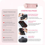 For DJI Osmo Pocket 4 STARTRC Storage Box Protective Case Flip Cover, For DJI Osmo Pocket 4 Pink