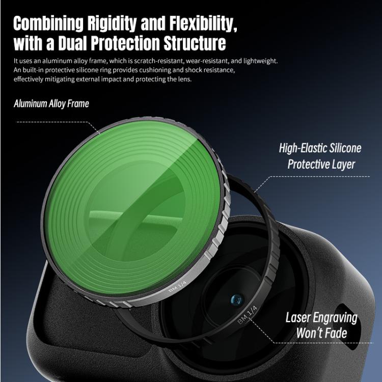 For DJI Osmo Nano  STARTRC Black Mist 1/4 Camera Lens Filter, Black Mist 1/4