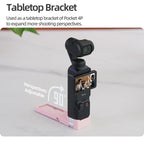 For DJI Osmo Pocket 4P Sunnylife Quick-Release Magnetic Mount Tabletop Base Bracket Angles Adjustable Stand, OP4-ZJ229