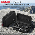 For DJI Osmo Pocket 4 STARTRC Portable Carrying Case Molded All-round Set Storage Bag, For DJI Osmo Pocket 4