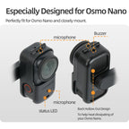 For DJI Osmo Nano 360 Rotation Adjustable Cold Shoe Vertical-Horizontal Adapter Mount Protective Frame Mounting Brackets Housing Cover, For DJI Osmo Nano