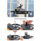 For DJI Avata 2 Sunnylife Action Camera Holder Mount Drone Light Bracket Lamp
