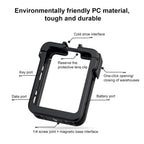 For DJI Osmo 360 PC Plastic Cage Frame with Cold Shoe, For DJI Osmo 360