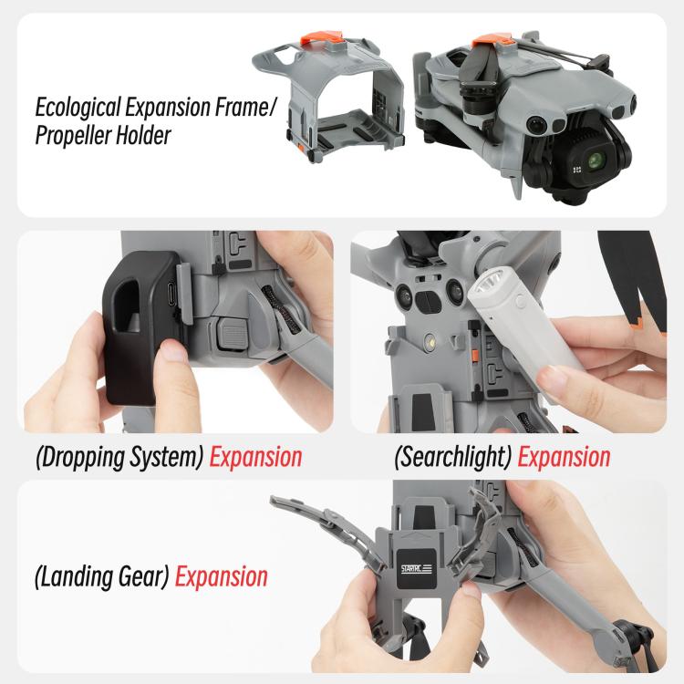 For DJI Mini 5 Pro STARTRC Spider-Leg Heightened Landing Gear Training Rack, Eco-Compatible, For DJI Mini 5 Pro