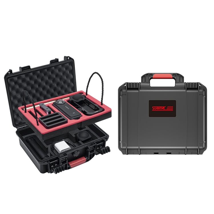 For Insta360 X4 STARTRC Waterproof EVA ABS Dual-layer Suitcase Storage Box, For Insta360 X4