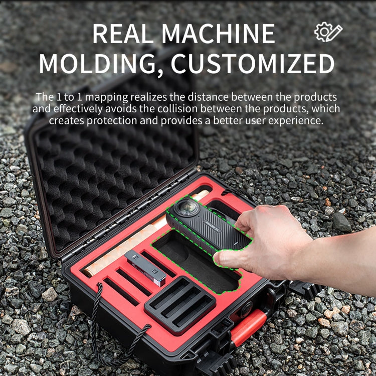 For Insta360 X4 STARTRC Waterproof EVA ABS Dual-layer Suitcase Storage Box, For Insta360 X4