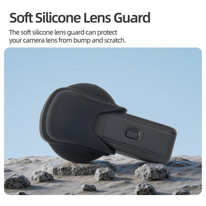 For DJI Osmo 360 Sunnylife Silicone Lens Cap Protective Cover Lens Protector