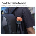 For DJI Osmo 360 Sunnylife Silicone Lens Cap Protective Cover Lens Protector
