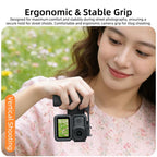 For DJI Osmo Nano Sunnylife Integrated Street Photography Handle Ergonomic Hand Grip Quick Release Shutter Handle, For DJI Osmo Nano