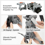 For DJI Mini 5 Pro STARTRC LED Light Air-Dropping System Thrower Parabolic, For DJI Mini 5 Pro