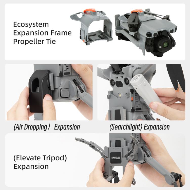 For DJI Mini 5 Pro STARTRC LED Light Air-Dropping System Thrower Parabolic, For DJI Mini 5 Pro