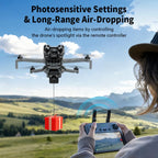 For DJI Mini 5 Pro STARTRC LED Light Air-Dropping System Thrower Parabolic, For DJI Mini 5 Pro