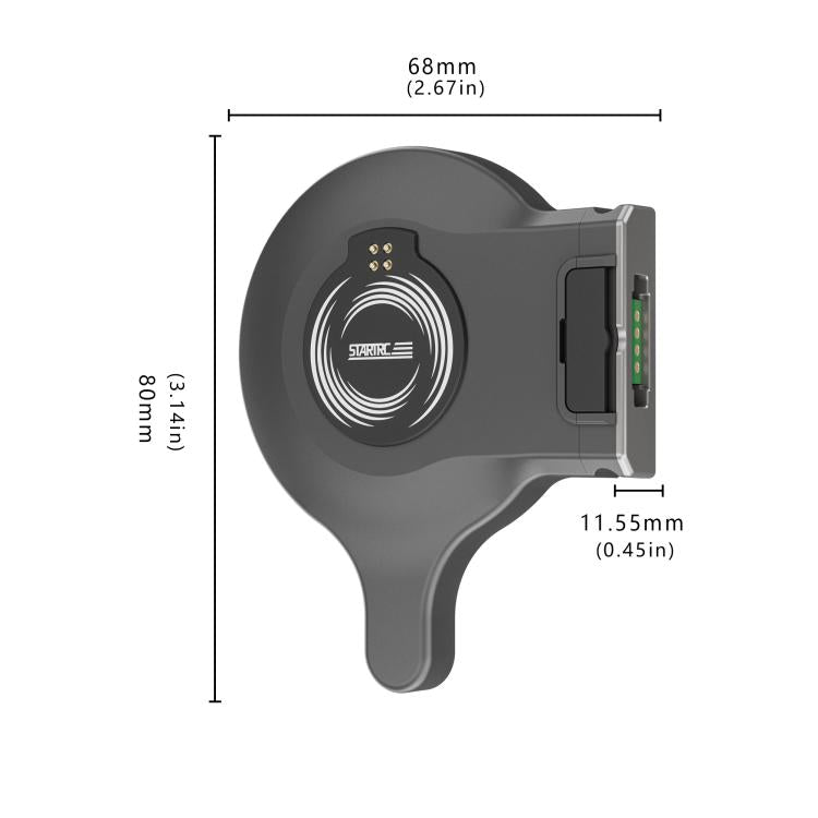 For DJI OM 7 / 7P STARTRC Magsafe Ring Adapter Phone Holder, For DJI OM 7 / 7P Magnetic Adapter