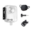 For DJI Osmo 360 50m Depth Waterproof Housing Case with Lens Silicone Cap, For DJI Osmo 360