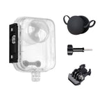 For DJI Osmo 360 50m Depth Waterproof Housing Case with Lens Silicone Cap, For DJI Osmo 360