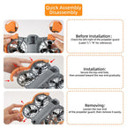 For DJI Neo 2 Sunnylife Colorful Propeller Guard Protector Prop Bumper Ring Anti-Collision Protective Cover