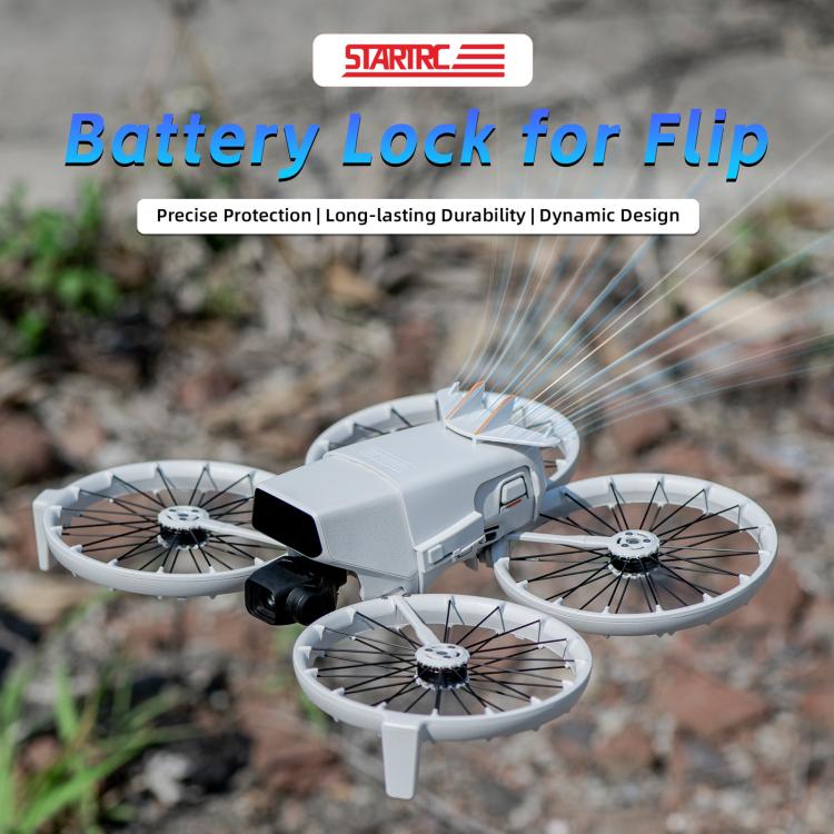 For DJI Flip STARTRC Battery Quick-release Flying Tail Cover, For DJI Flip