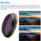 PGYTECH X4S-HD ND4 Gold-edge Lens Filter for DJI Inspire 2 / X4S Gimbal Camera Drone Accessories, ND4