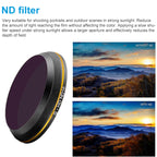 PGYTECH X4S-HD ND16 Gold-edge Lens Filter for DJI Inspire 2 / X4S Gimbal Camera Drone Accessories, ND16