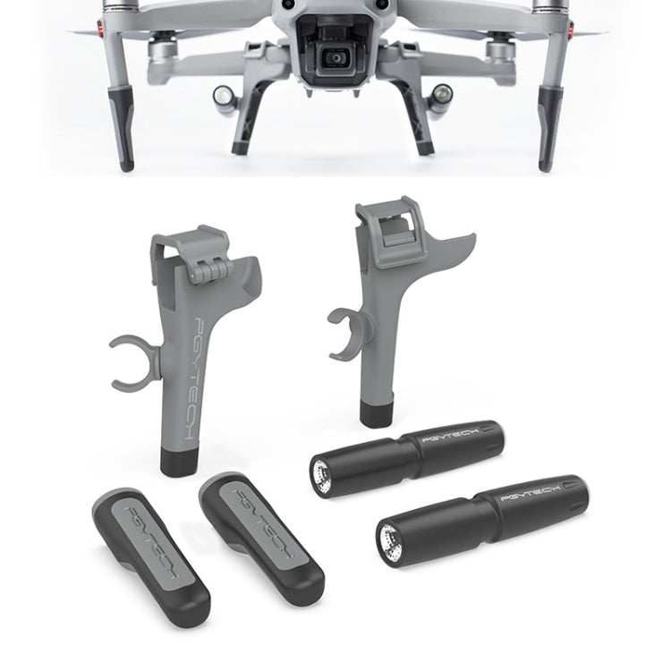 PGYTECH P-16A-038 Portable Heightened Landing Gear Extensions Rack LED Headlamp Set for DJI Mavic Air 2, LED Headlamp Set