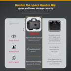 For DJI Osmo 360 STARTRC Waterproof EVA ABS Dual-layer Suitcase Storage Box, For DJI Osmo 360