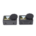 For DJI Osmo Action 3 / 4 Sunnylife 2pcs Scratch-resistant Camera Lens Cap Cover, For DJI Osmo Action 5 Pro / 4 / 3