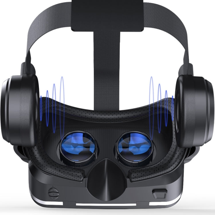VR SHINECON G04E Virtual Reality 3D Video Glasses Suitable for 3.5 inch - 6.0 inch Smartphone with HiFi Headset