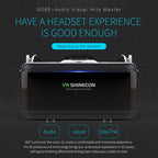 VR SHINECON G06E Virtual Reality 3D Video Glasses Suitable for 4.7 inch - 6.1 inch Smartphone with Headset, G06E