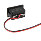 V40D 2 Wires Red Light Display Mini Waterproof IPX4 Digital Voltage Meter, Measure Voltage: DC 2.5-30V, DT0002G, DT0002L, DT0002R