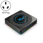 X96 X4 8K Smart TV BOX Android 11.0 Media Player with Remote Control, Amlogic S905X4 Quad Core ARM Cortex A55, RAM: 4GB, ROM: 64GB, Support 1000M, Dual Band WiFi, Bluetooth, EU Plug, 4GB+64GB