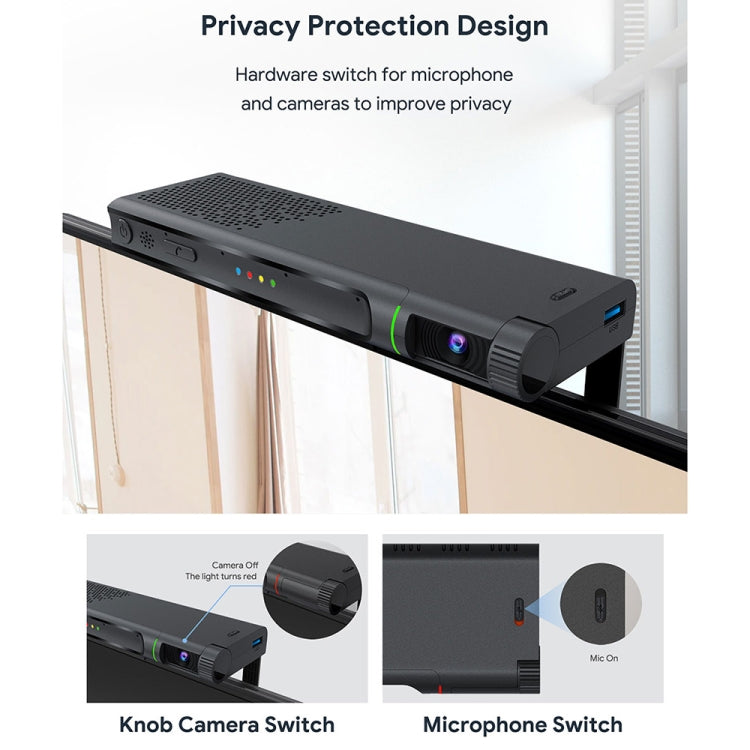 KA2 Video Calling on TV Android 10.0 Smart TV Box with Remote Control, Amlogic S905X4 Quad Core Cortex A35, 4GB+64GB, Dual-Band / Ethernet / Camera, KA2 4GB+64GB