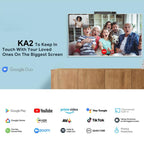 KA2 Video Calling on TV Android 10.0 Smart TV Box with Remote Control, Amlogic S905X4 Quad Core Cortex A35, 4GB+64GB, Dual-Band / Ethernet / Camera, KA2 4GB+64GB