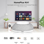 KA1 Smart TV Speaker Android 11 TV Box with Remote Control, Amlogic S905X4 Quad Core Cortex-A55, 4GB+32GB, Dual-Band / Bluetooth / Ethernet / OTT, KA1-OTT