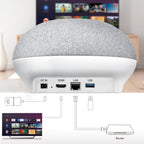 KA1 Smart TV Speaker Android 11 TV Box with Remote Control, Amlogic S905X4 Quad Core Cortex-A55, 4GB+32GB, Dual-Band / Bluetooth / Ethernet / OTT, KA1-OTT