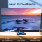 Acrylic X88 Pro 13 8K Ultra HD Android 13.0 Smart TV Box with Remote Control, RK3528 Quad-Core, 4G+32GB, 4G+32GB