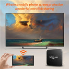 MXQ Pro 4K TV Box Rockchip RK3228A Quad Core CPU Android 7.1, 1GB+8GB wtih Remote Control, US Plug, 1GB+8GB