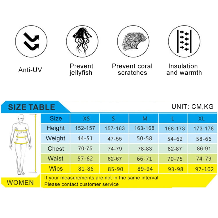SLINX 1104 3mm Neoprene Super Elastic Wear-resistant Warm U-splicing Wet Short-sleeved One-piece Wetsuit for Women, XS, S, M, L, XL