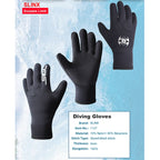 SLINX 1127 3mm Neoprene Non-slip Wear-resistant Warm Diving Gloves, S, M, L, XL