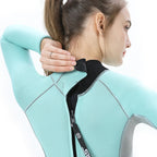 SLINX 1710 3mm Neoprene Super Elastic Wear-resistant Warm Contrast Long-sleeved One-piece Diving Wetsuit for Women, XS, S, M, L, XL