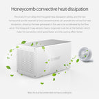 ORICO Honeycomb Series WS400C3 SATA 3.5 inch 40TB USB-C / Type-C 4 Bays Aluminum Alloy HDD / SSD Enclosure, USB-C / Type-C 4 Bays