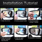 Car PET Rearview Mirror Protective Window Clear Anti-fog Waterproof Rain Shield Film, For Buick Excelle 2010-2014, For Buick Excelle 2015-2018, For Buick Lacrosse 2008-2012, For Buick Lacrosse 2013-2016, For Buick Lacrosse 2017-2018                    ...