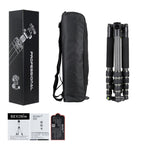 BEXIN BX285C K36 Portable Carbon Fiber Tripod for Dslr Digital DV Camcorder